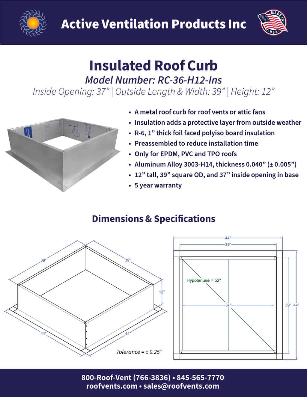 Specifications