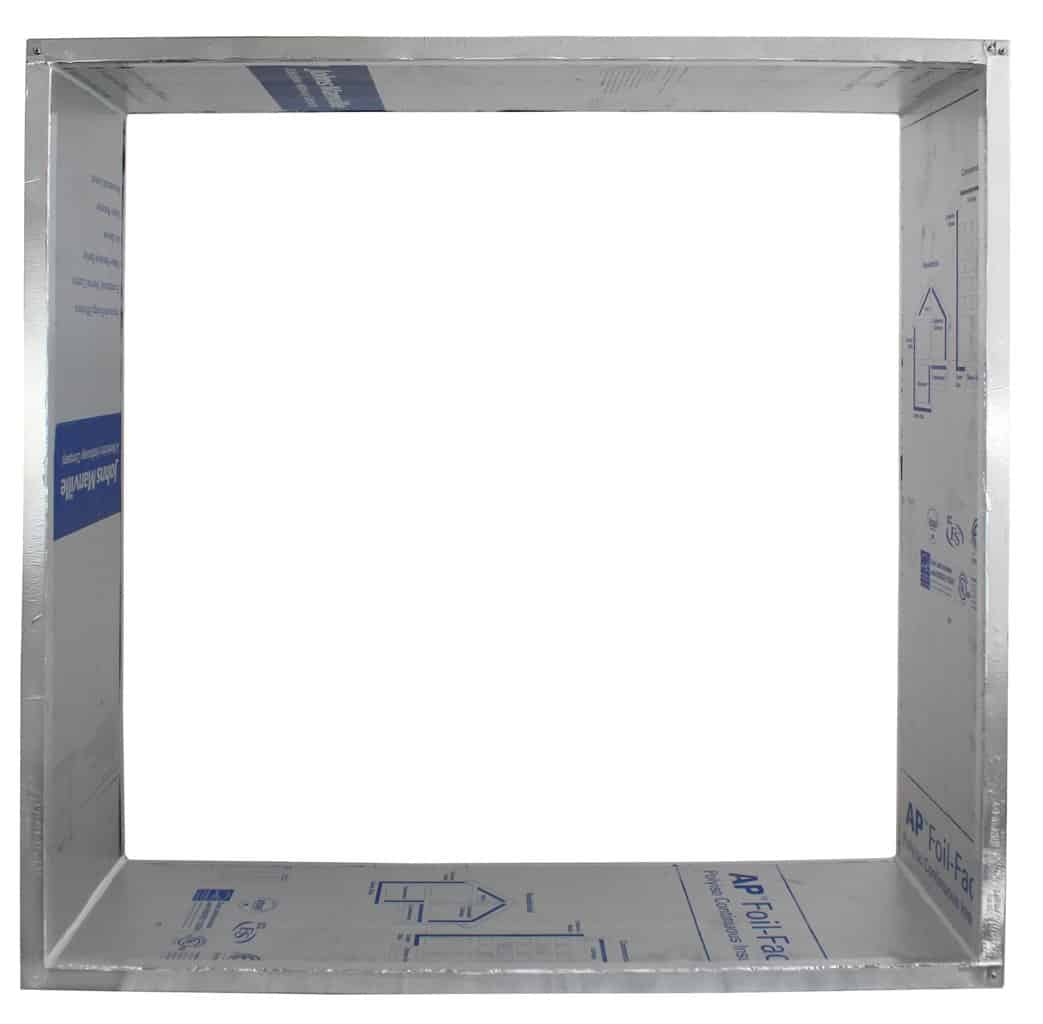 Model RC-36-H12-Ins |  Roof Curb for 36" Diameter Vent | 12" high walls | Insulated Walls