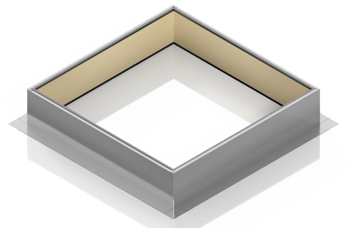 Model RC-36-H8-Ins |  Roof Curb for 36" Diameter Vent | 8" high walls | Insulated Walls