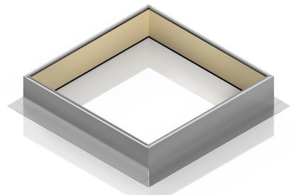 Insulated Square Roof Curb for 36" Diameter Vent | 8" high walls