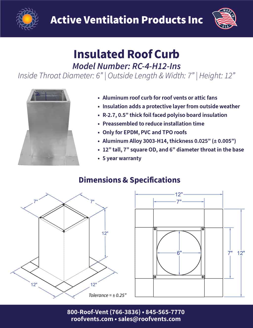 Specifications