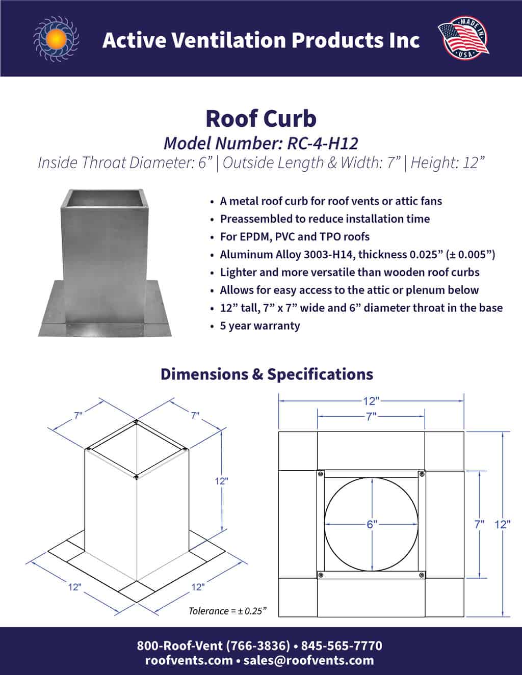 Specifications