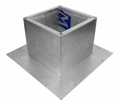 Model RC-4-H6-Ins | Roof Curb for 4" Diameter Vent | 6" high walls | Insulated Walls