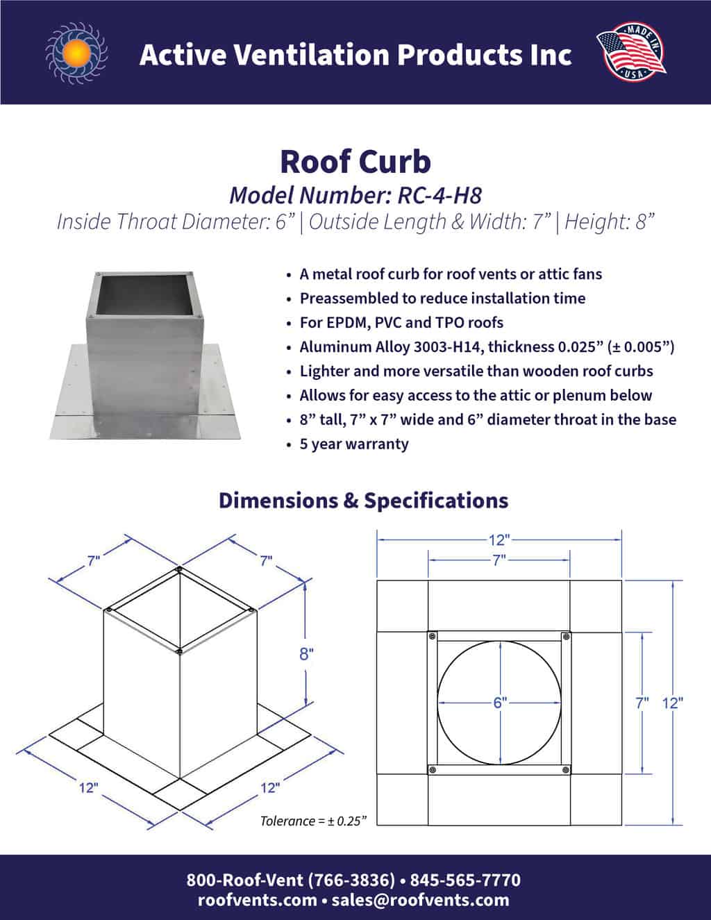 Specifications