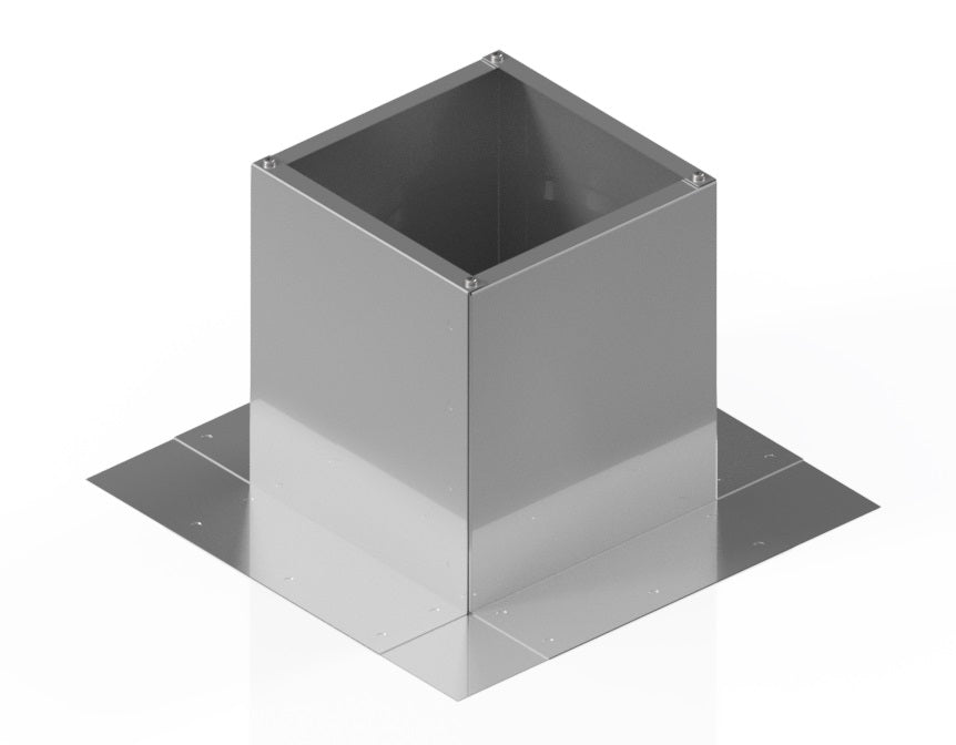 Model RC-4-H8 | Roof Curb for 4" Diameter Vent | 8" high walls