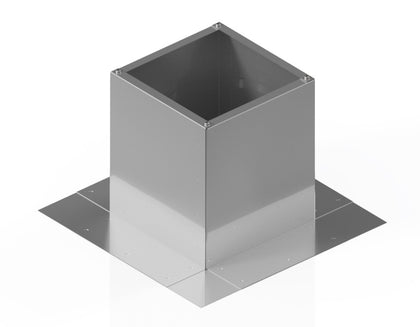 Square Roof Curb for 4" Diameter Vent | 8" high walls