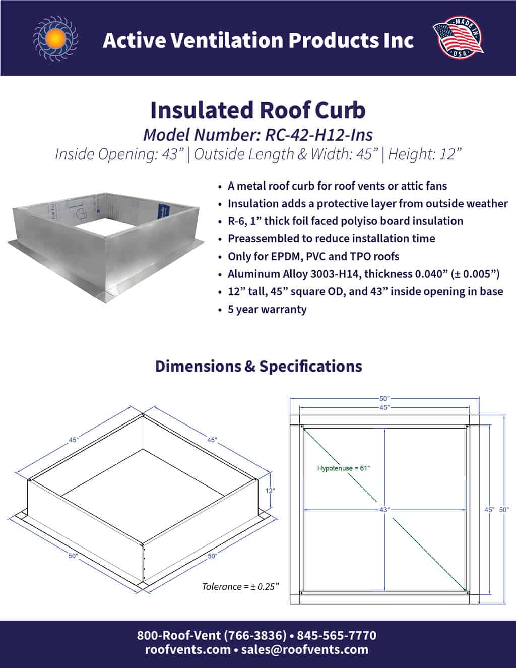 Specifications