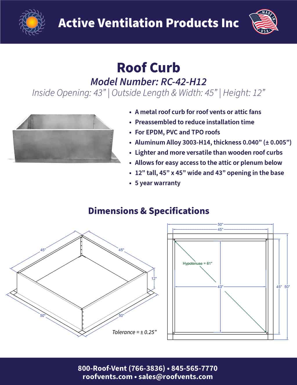 Specifications