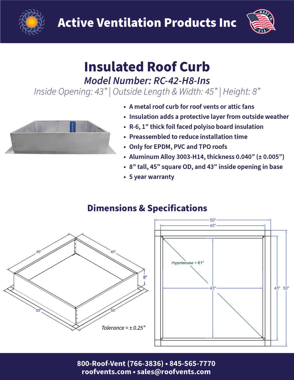 Specifications