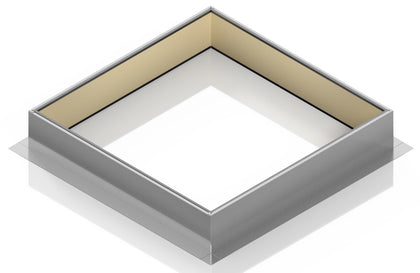 Insulated Square Roof Curb for 42" Diameter Vent | 8" high walls
