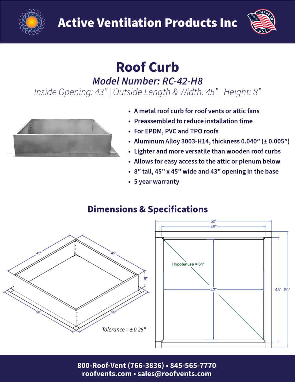 Specifications