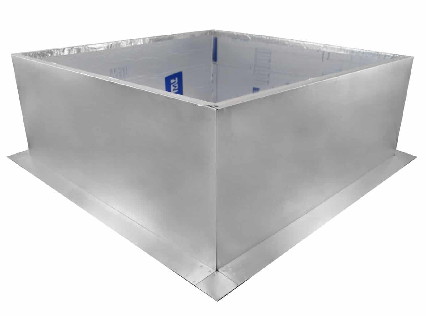 Model RC-48-H18-Ins |  Roof Curb for 48" Diameter Vent | 18" high walls | Insulated Walls