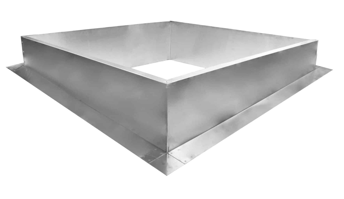 Model RC-48-H8 | Roof Curb for 48" Diameter Vent | 8" high walls