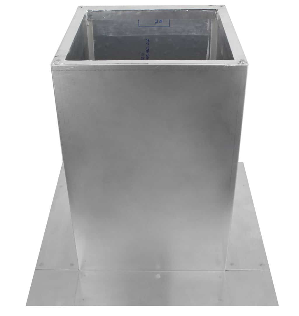 Model RC-5-H12-Ins |  Roof Curb for 5" Diameter Vent | 12" high walls | Insulated Walls