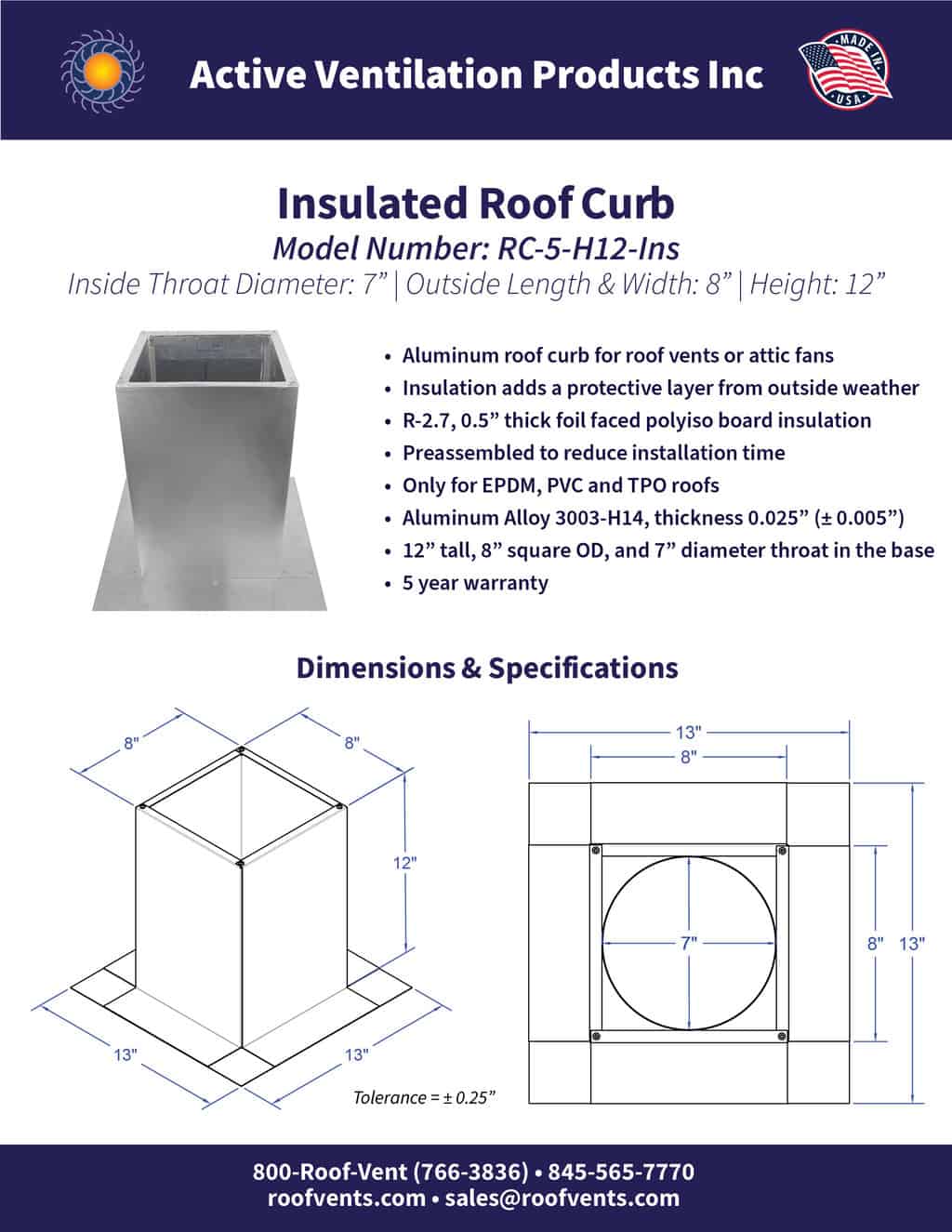 Specifications