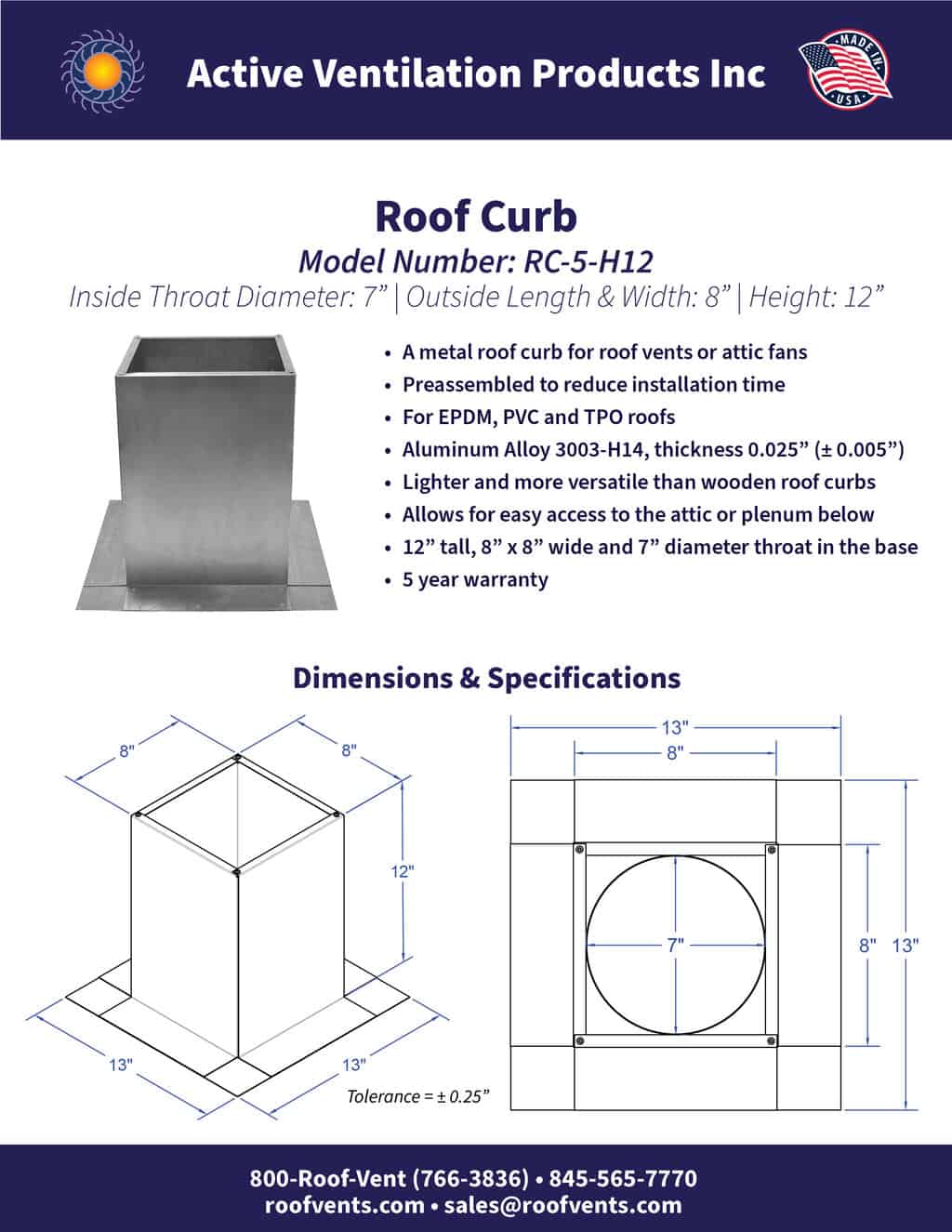 Specifications