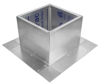 Model RC-5-H6-Ins |  Roof Curb for 5" Diameter Vent | 6" high walls | Insulated Walls