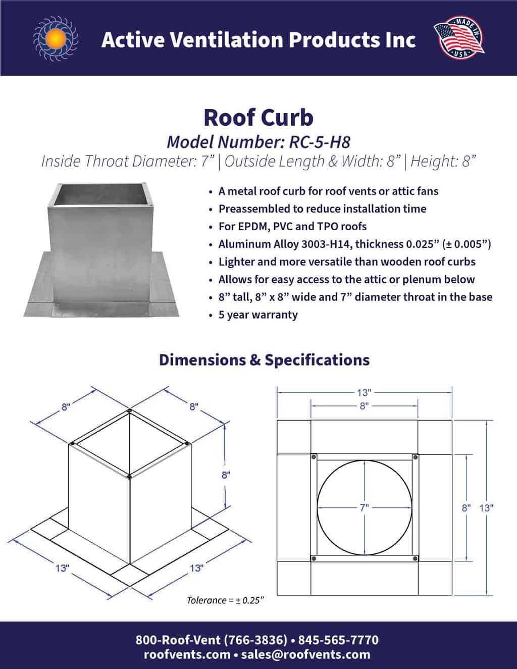 Specifications