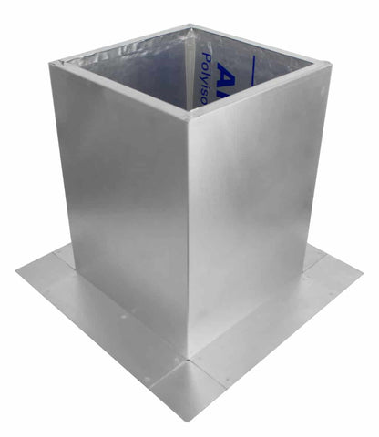 Model RC-6-H12-Ins |  Roof Curb for 6" Diameter Vent | 12" high walls | Insulated Walls