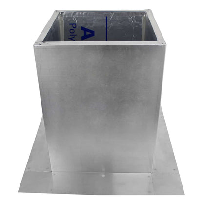 Model RC-6-H12-Ins |  Roof Curb for 6" Diameter Vent | 12" high walls | Insulated Walls