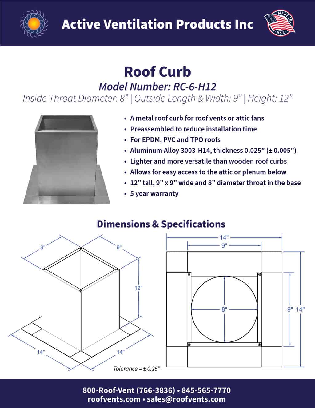 Specifications