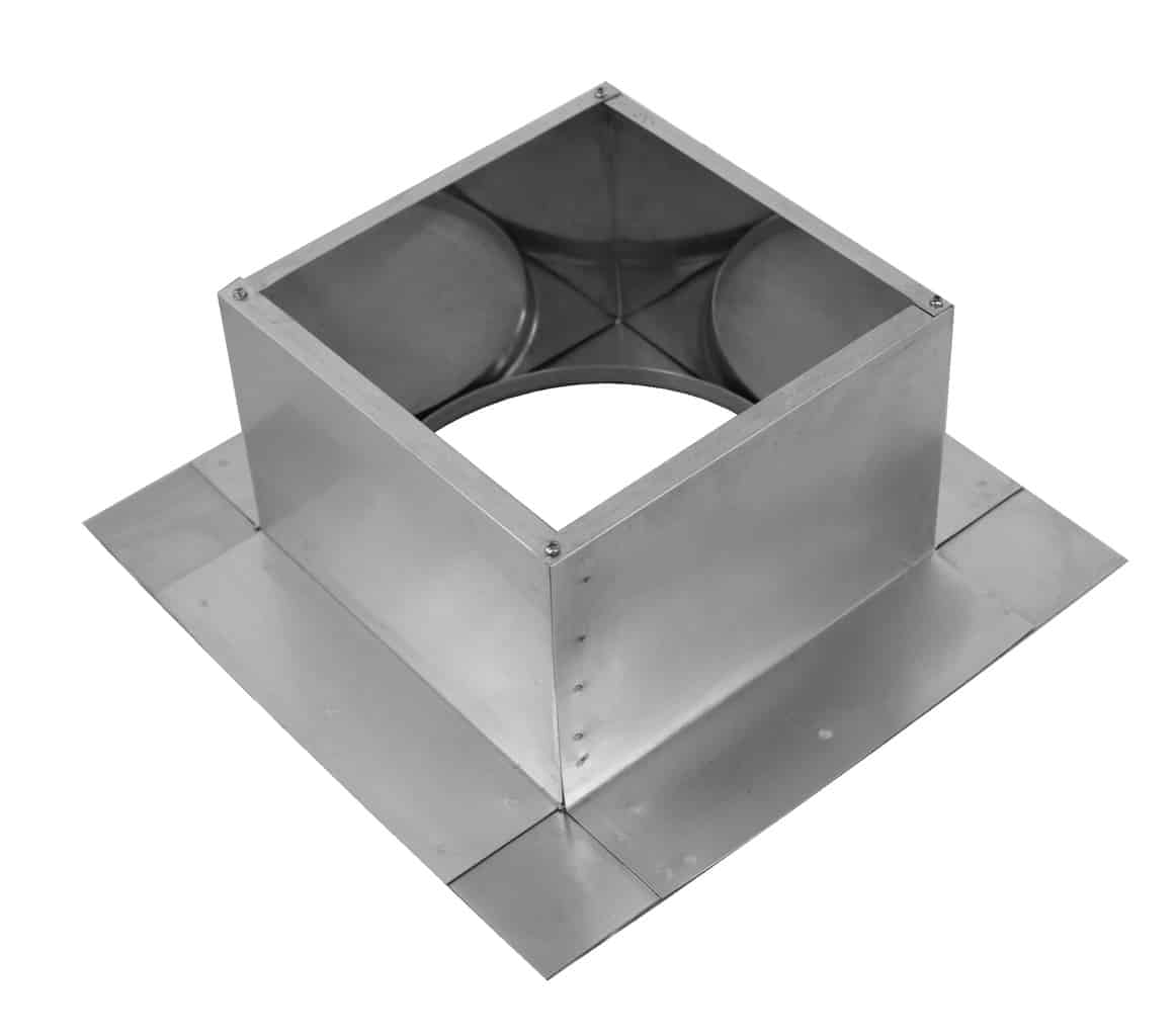 Roof Curb for 6" Diameter Vent | 6" high walls