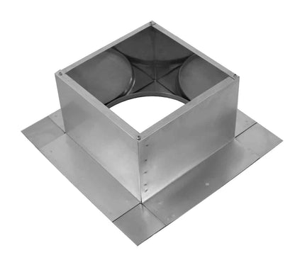 Roof Curb for 6" Diameter Vent | 6" high walls