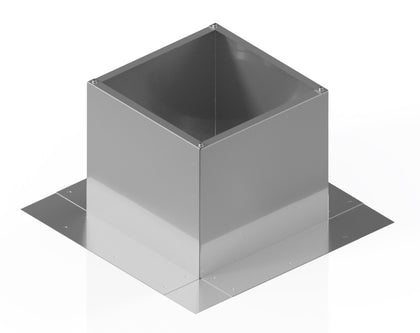 Square Roof Curb for 6" Diameter Vent | 8" high walls
