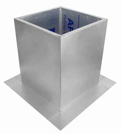 Model RC-7-H12-Ins |  Roof Curb for 7" Diameter Vent | 12" high walls | Insulated Walls