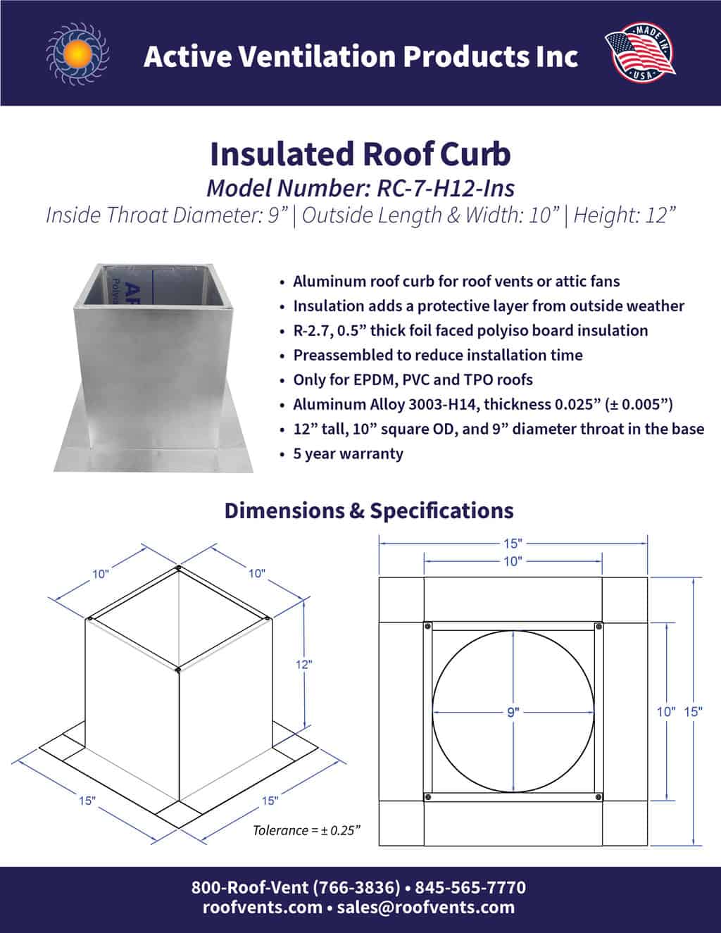 Specifications