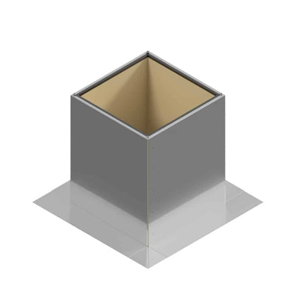 Insulated Square Roof Curb for 7" Diameter Vent | 12" high walls