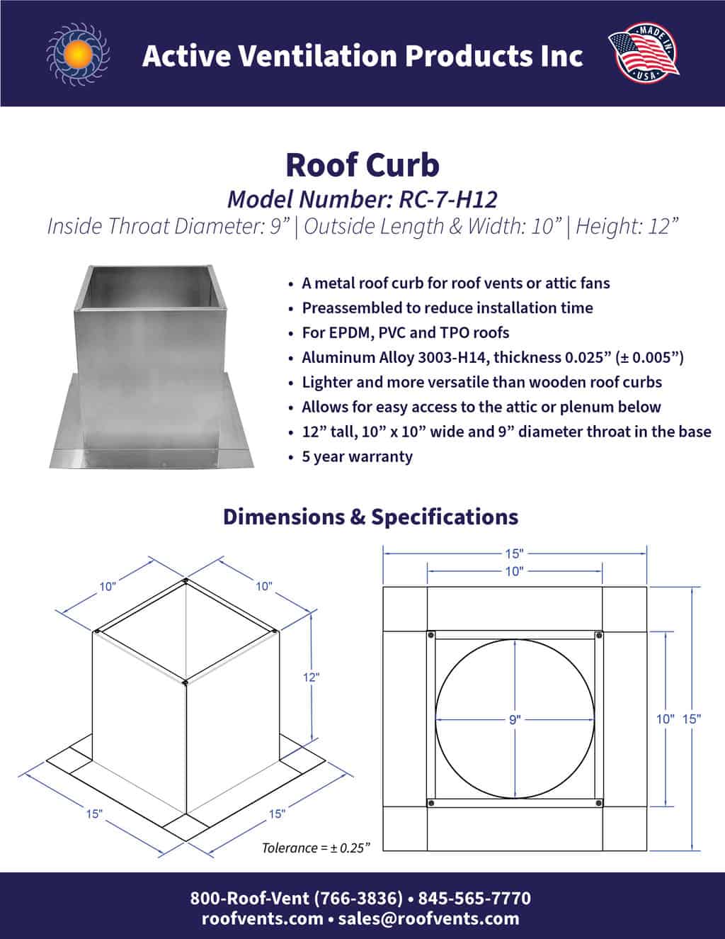 Specifications