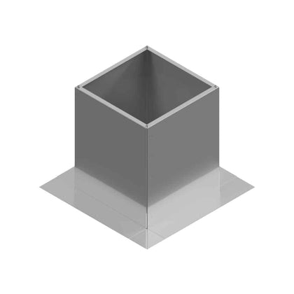 Square Roof Curb for 7" Diameter Vent | 12" high walls