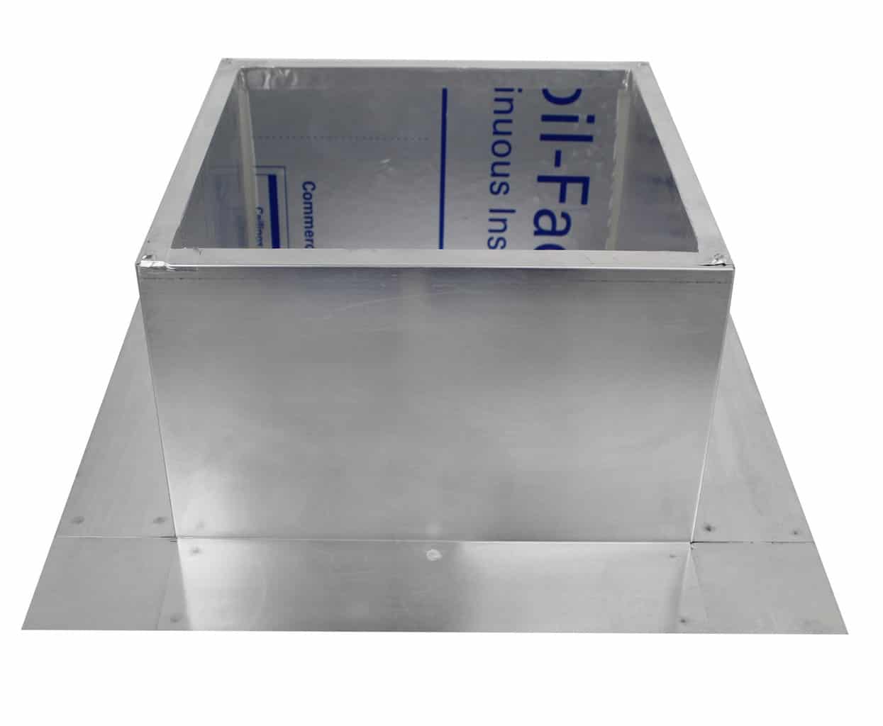 Model RC-7-H6-Ins |  Roof Curb for 7" Diameter Vent | 6" high walls | Insulated Walls