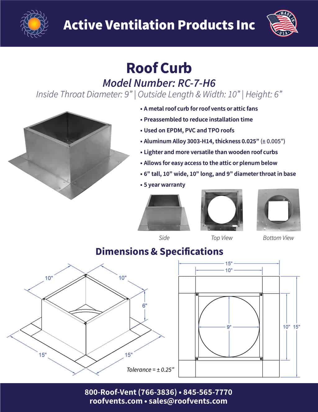 Specifications