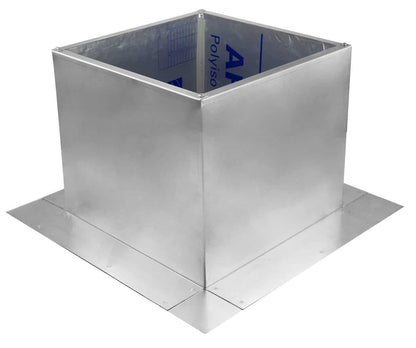 Model RC-7-H8-Ins |  Roof Curb for 7" Diameter Vent | 8" high walls | Insulated Walls