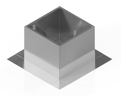 Square Roof Curb for 7" Diameter Vent | 8" high walls