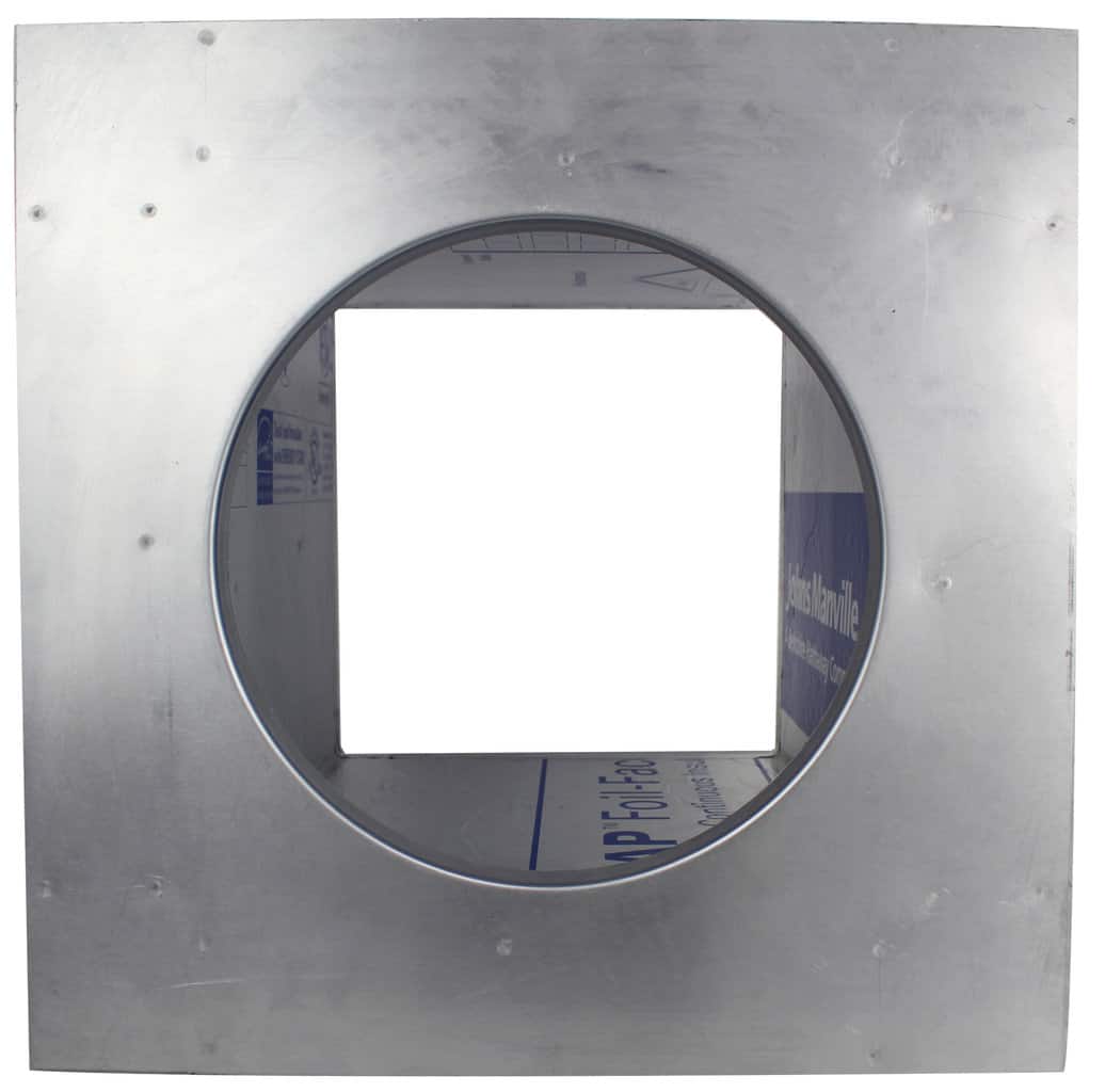 Model RC-8-H12-Ins |  Roof Curb for 8" Diameter Vent | 12" high walls | Insulated Walls