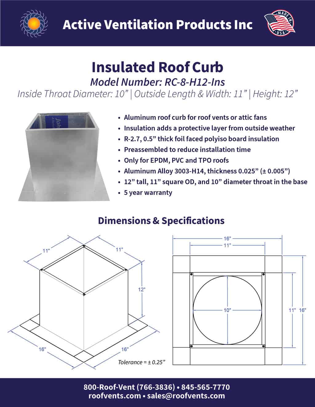 Specifications