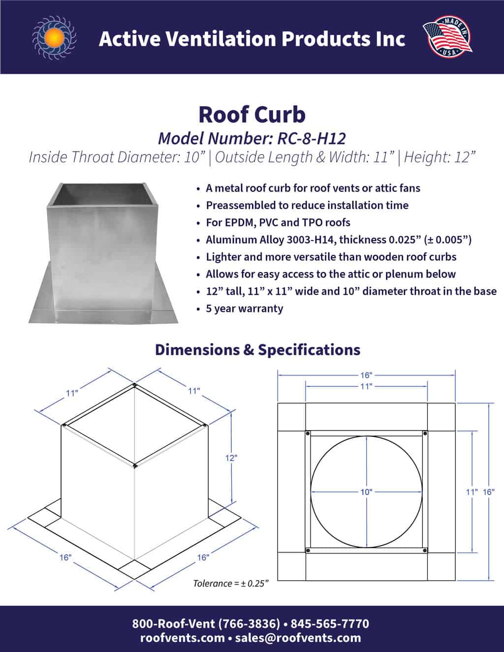 Specifications