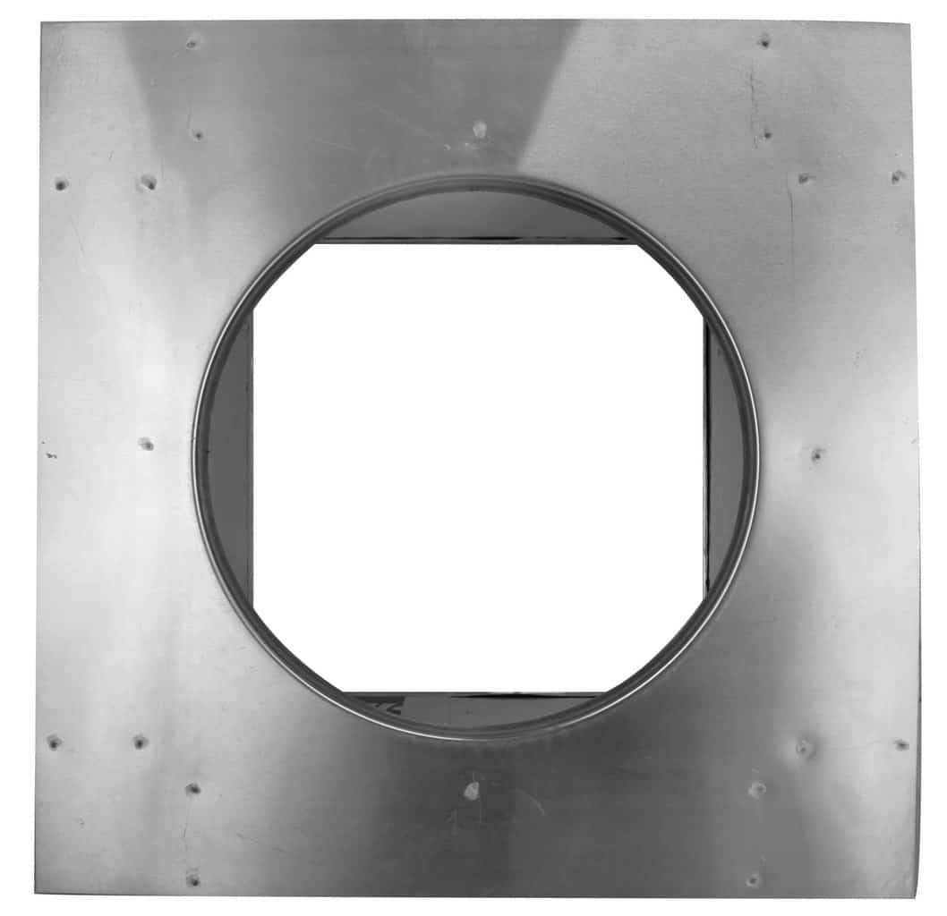 Model RC-8-H6-Ins |  Roof Curb for 8" Diameter Vent | 6" high walls | Insulated Walls