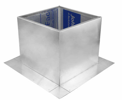 Model RC-8-H8-Ins |  Roof Curb for 8" Diameter Vent | 8" high walls | Insulated Walls