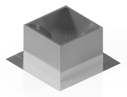 Square Roof Curb for 8" Diameter Vent | 8" high walls