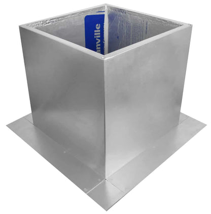 Model RC-9-H12-Ins |  Roof Curb for 9" Diameter Vent | 12" high walls | Insulated Walls