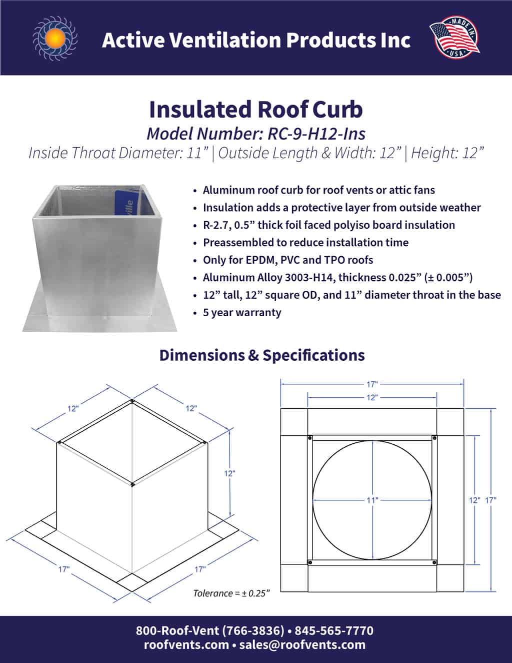 Specifications