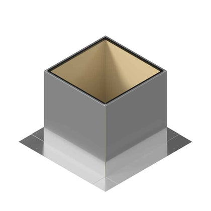 Insulated Square Roof Curb for 9" Diameter Vent | 12" high walls