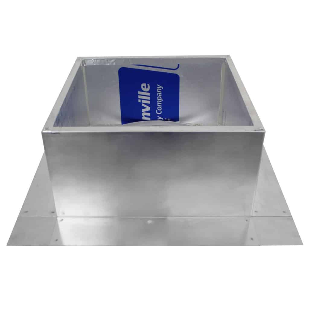 Model RC-9-H6-Ins |  Roof Curb for 9" Diameter Vent | 6" high walls | Insulated Walls