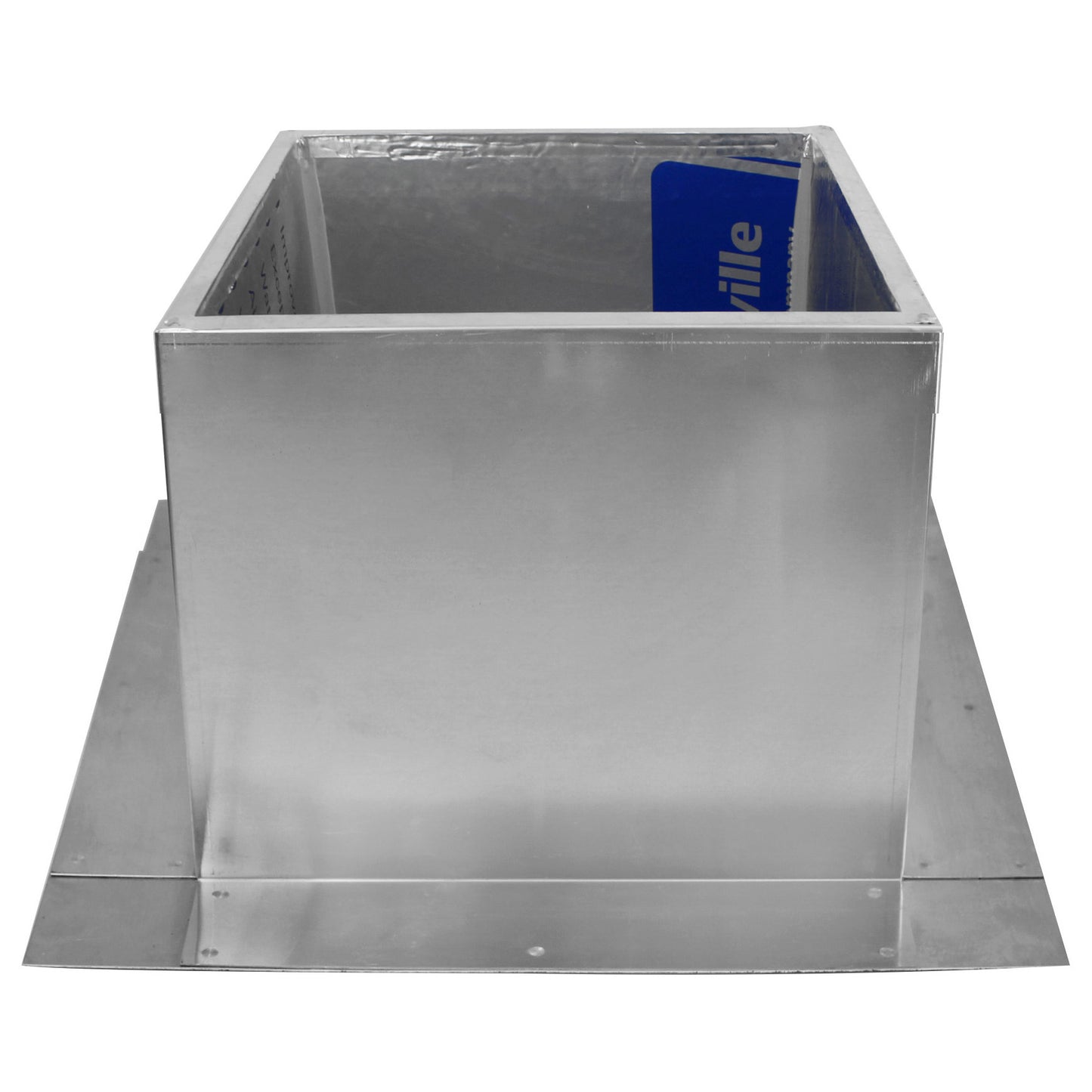 Model RC-9-H8-Ins |  Roof Curb for 9" Diameter Vent | 8" high walls | Insulated Walls