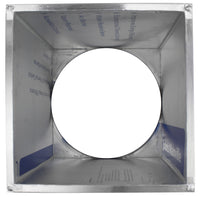 Insulated Square Roof Curb for 9" Diameter Vent | 8" high walls - Active Ventilation Products