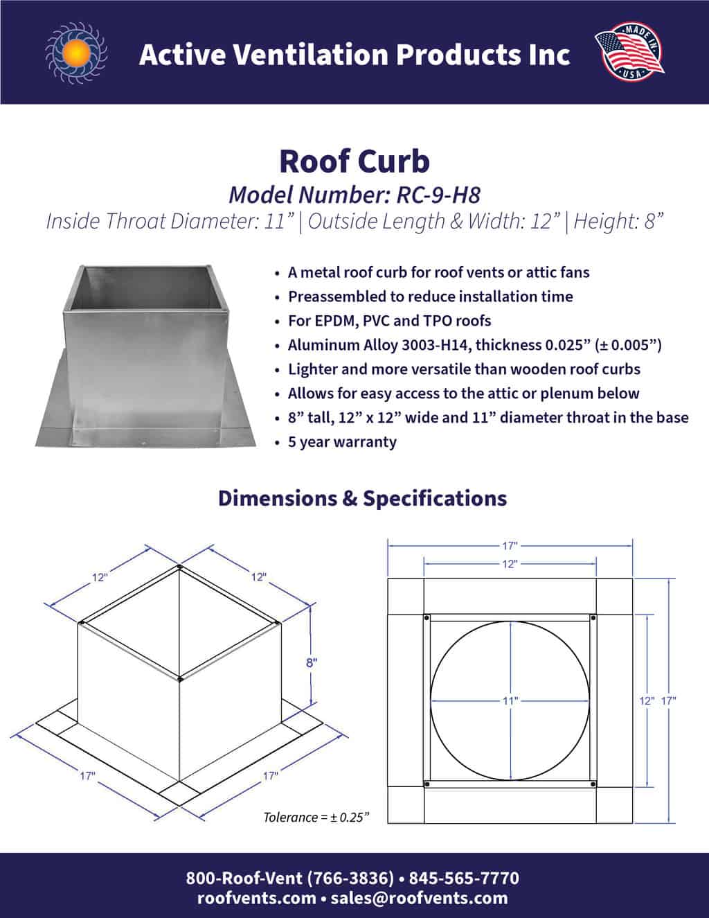 Specifications